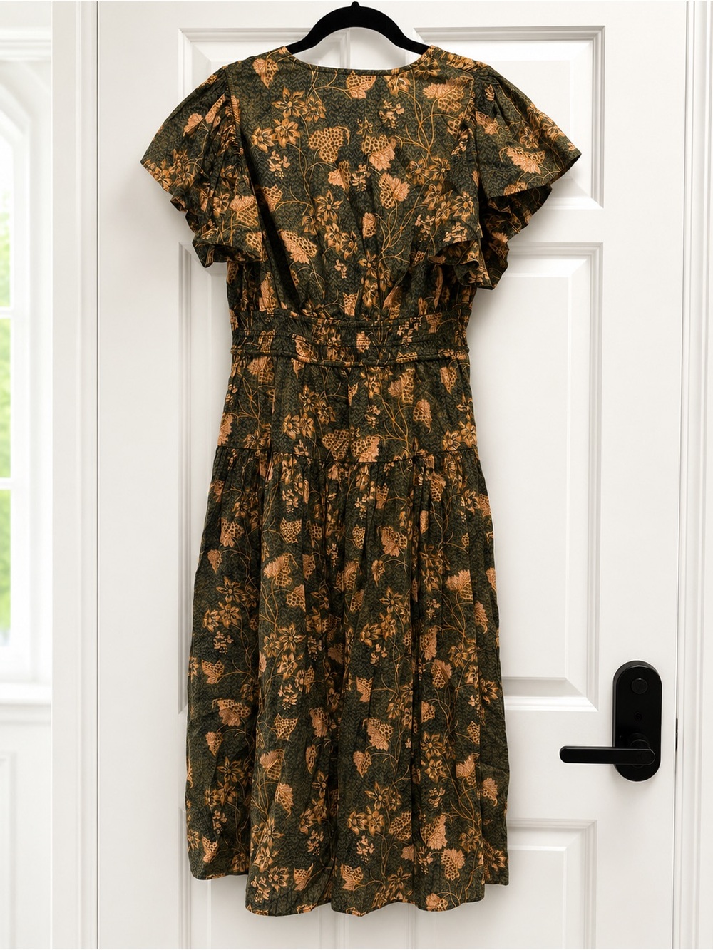 NWT Ulla Johnson Lyra Midi Flutter Sleeve Dress Size 6 - Picture 8 of 11